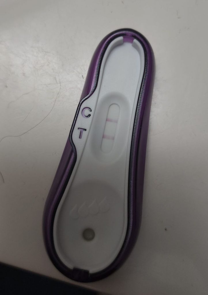 Positive pregnancy test